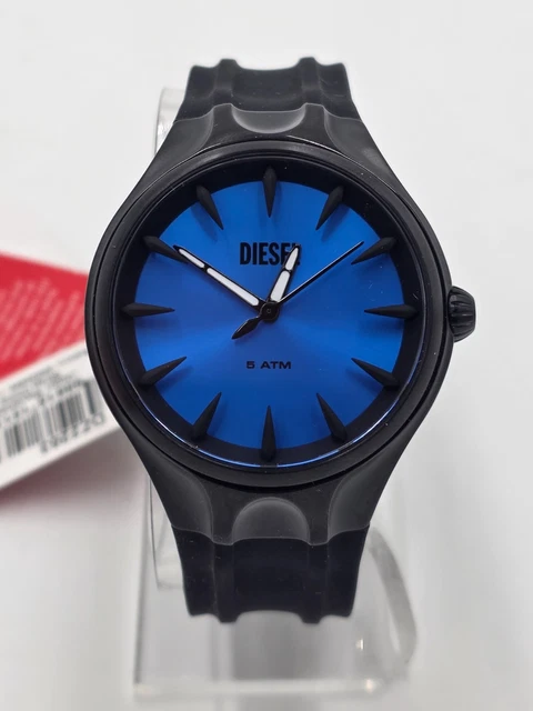 DIESEL DZ-7023 MENS Watch 33mm Black Digital Backlight  display picture 3