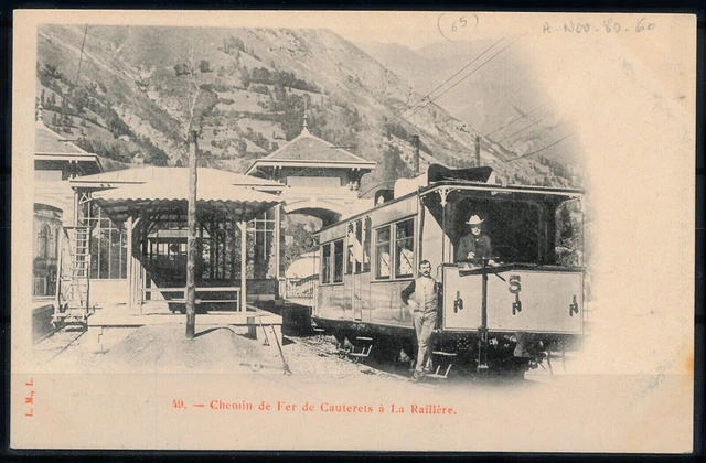 [CPA1112] France - Chemin de Fer de Cauterets à la Raillère - VF old postcard