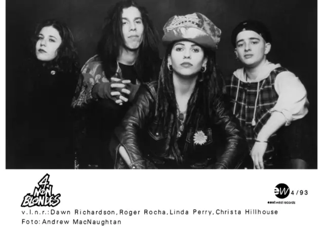 4 Non Blondes - Promo Photo 1993 - Bigger, Better, Faster, More! - Linda Perry