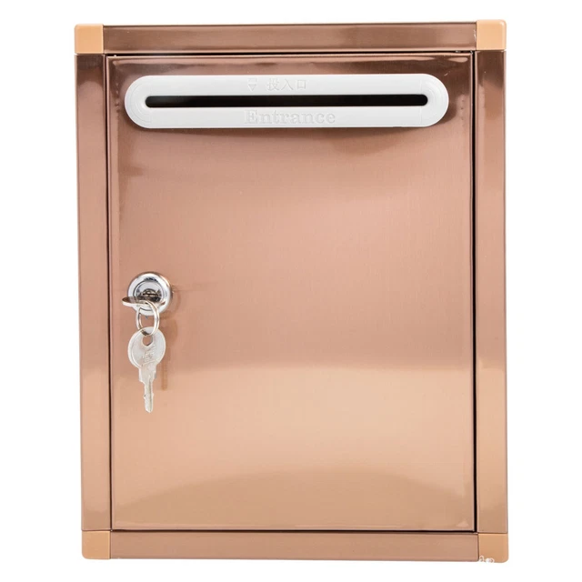 Buzón de acero inoxidable buzón de sugerencias caja de mérito colección taquilla