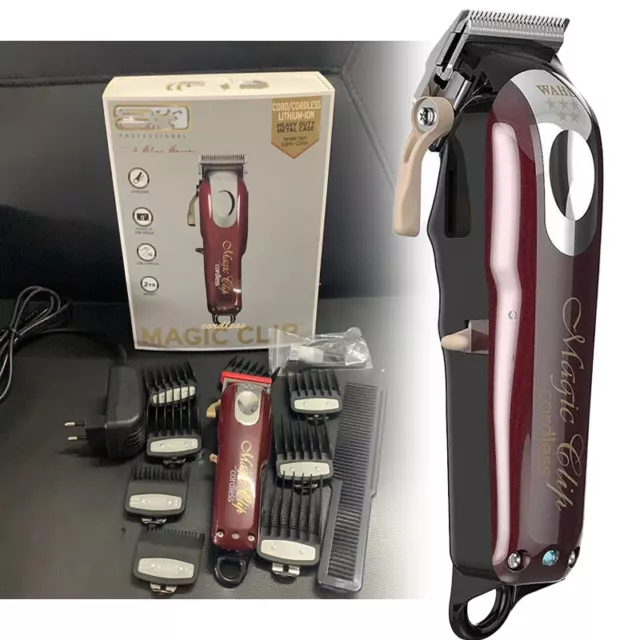 Wahl Professional 8148 5-Star Series Cordless Magic Clip Cord Clipper 8 Guards