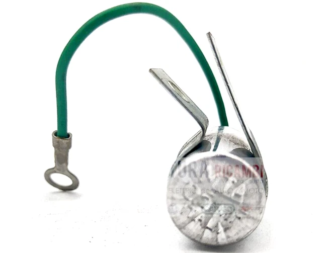 Condensatore Antidisturbo Autoradio Filo Corto Mta 0.5 Micro Farad Made In Italy