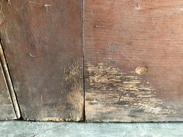 Antique Pair 15 Lite Wood 37x90 French Pocket Doors Room Divider Old VTG 239-23B 7