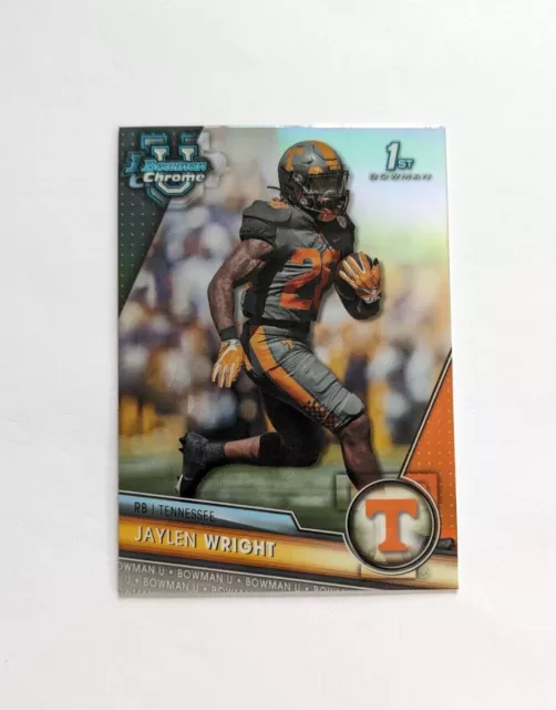 2023 Bowman U Chrom Jaylen Wright REFRAKTOR Tennessee Freiwillige #130