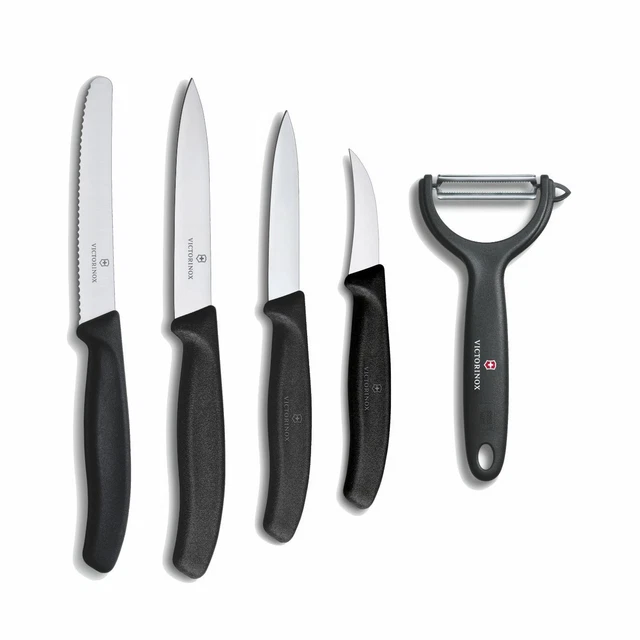 VICTORINOX Küchenset 5tlg. Gemüsemesser Tomatenmesser Kneipchen Y Schäler - S