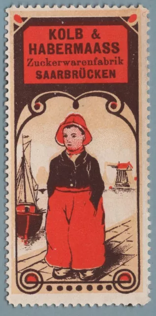 ES1948 Poster stamps advertising: Kolb sugar factory - Saarbrucken