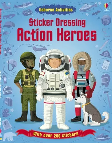 Sticker Dressing Action Heroes (Usborne Sticker Dressing) By Megan Cullis,Emi O