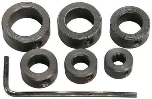 General Tools S838 6 Piece 3/16-Inch to 1/2-Inch Drill Stop Set