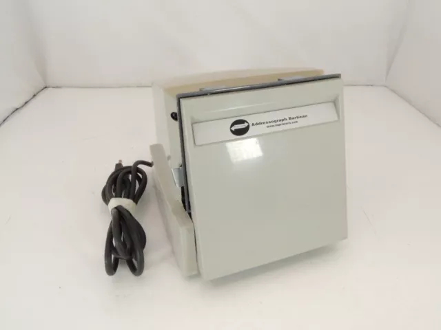 Addressograph Bartizan Model 840 Eletric Credit Card Imprinter