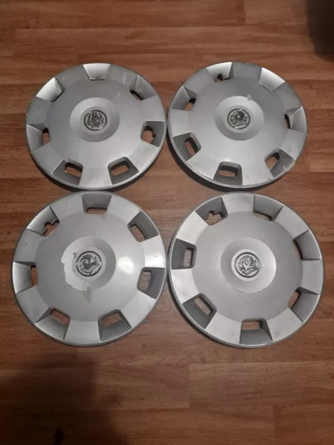 "Vauxhall combo vectra finiture ruote coprimozzo copriruota, 4x, originale, 14"