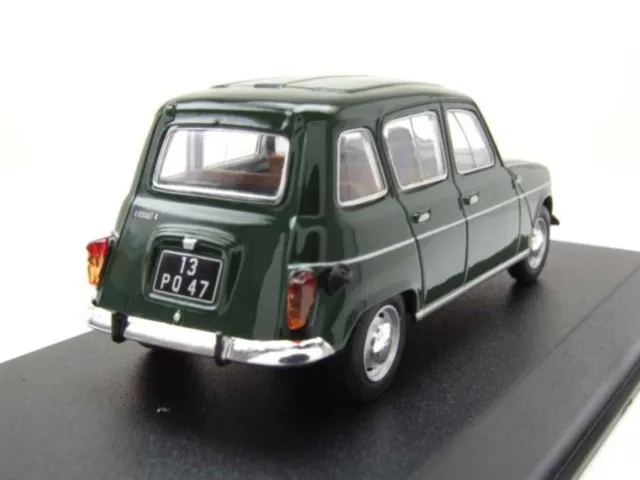 RENAULT 4 de 1974 Vert Foncé 4L R4 Voiture de Collection NOREV 1/43