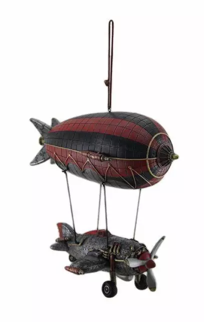 Steampunk AIRSHIP WITH PROPELLER GONDOLA WU76827A8