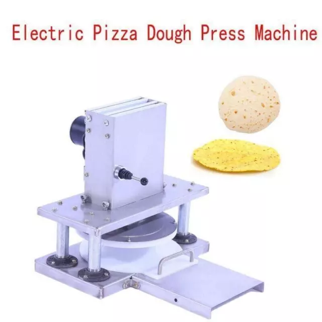 Electric Tortilla Cake Maker Dough Roller Sheeter 22cm Pizza Pressing Machine
