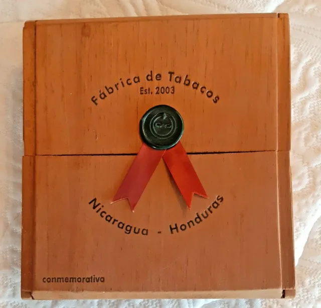 Fabrica de Tabacos, Wood Cigar Box Nicaragua - Honduras