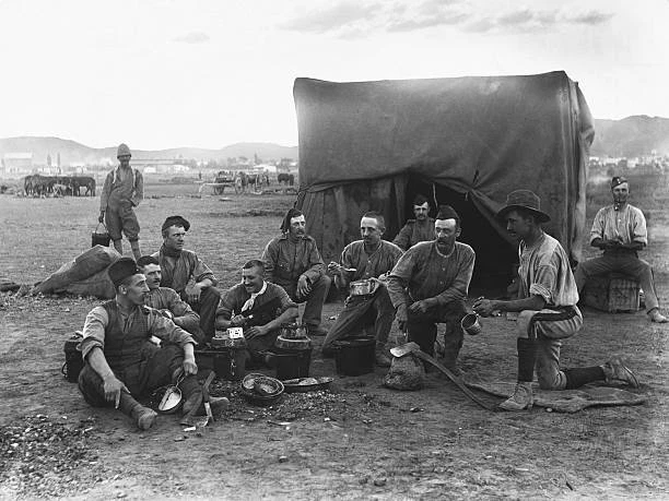 SOLDIERS MEAL DURING The Boer War 1900S Old Photo 8 05 PicClick CA soldiers-meal-during-the-boer-war-1900s-old-photo-8-05-picclick-ca