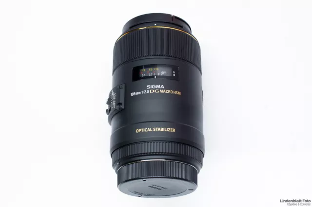 Sigma EX 105mm f2.8 DG HSM OS Objektiv für Makrofotografie  Canon EF