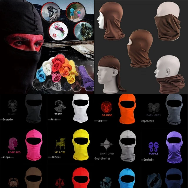 Das Gesicht Bedeckend Maske lycra Sturmhaube Ultra-dünn Motorrad Radsport Ski