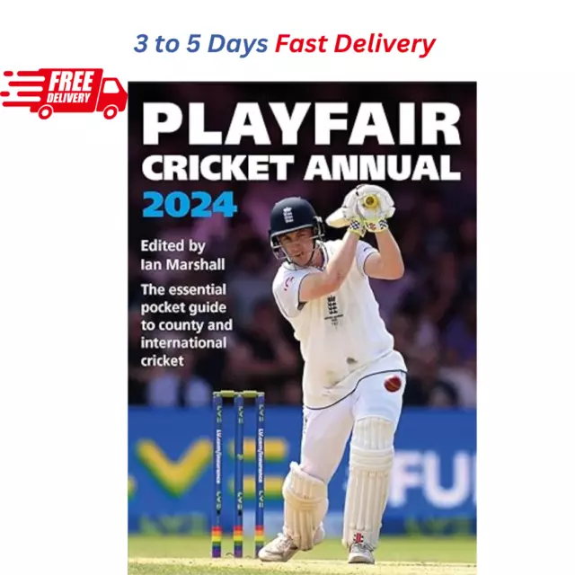 Playfair Cricket Annual 2024 by Ian Marshall Paperback