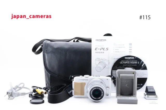 Olympus PEN E-PL5 16.1MP Digital SLR Camera w/ 14-42mm Lens From Japan [Exc++++]