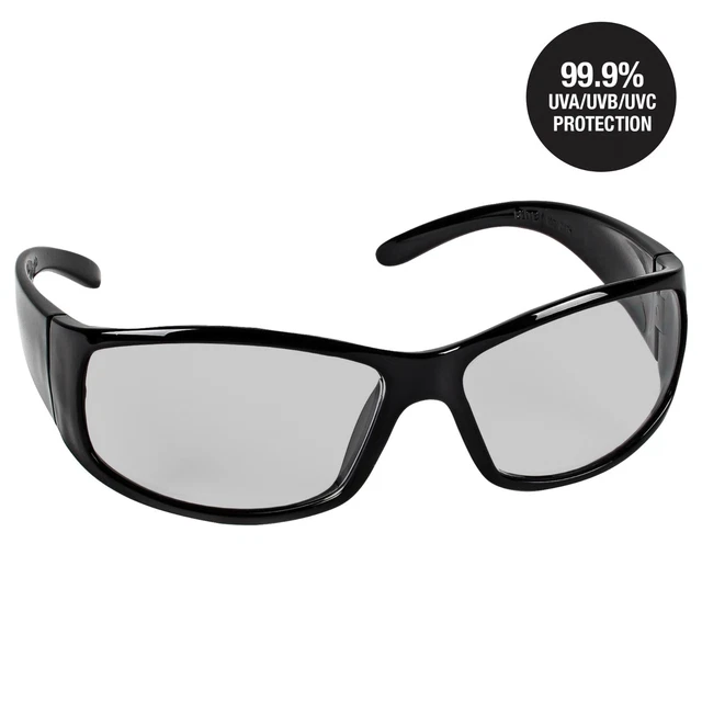 Smith & Wesson 21306 Elite Lightweight Safety Glasses Indoor/Outdoor Lens  Black 3