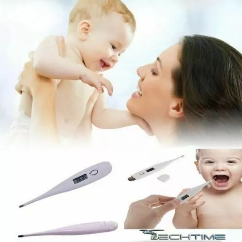 Termometro Digitale Istantaneo Misura Febbre Adulti Bambini Lcd Temperatura Baby