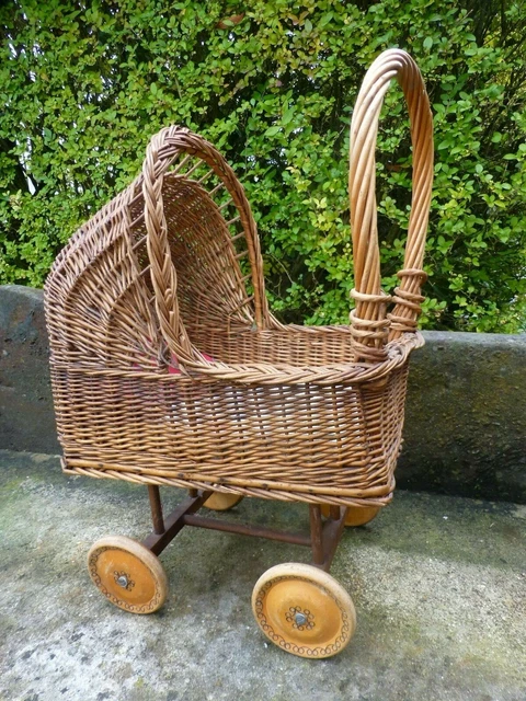 Landau De Poupée Vintage D'occasion - Collection élégante Pour Enfants Et Collectionneurs