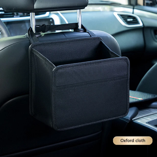 Vehicle Car Storage Bag Hanging Organizer Portable Bag Folding Garbage Bin Bag