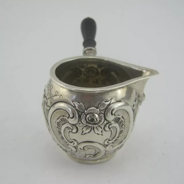 Antique Victorian Sterling Silver Miniature Brandy Warmer 2