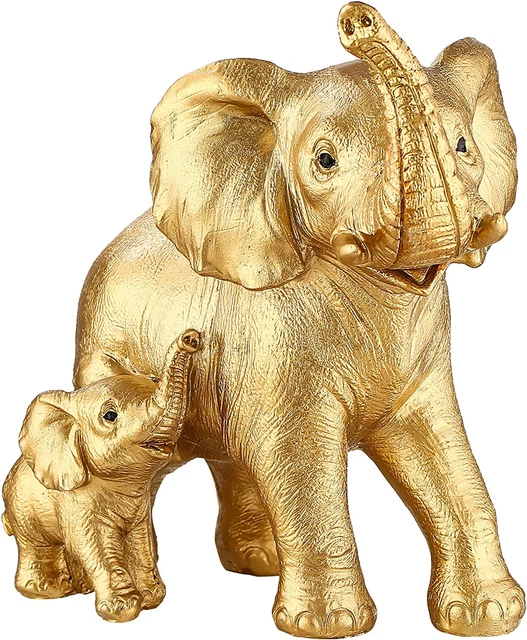 Elephant Statue - Elephant Decor - Mom Gifts - Elephant Gifts for Women - Home D