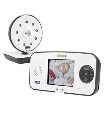 NUK Video Baby Monitor with Camera LCD Screen Night Vision & Temp Control 550VD