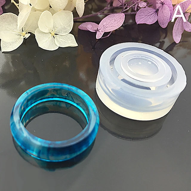 Zum Selbermachen Schmuck Ringe Silikon Form Kristall Anhänger Harz Form Handwerk Werkzeug 2