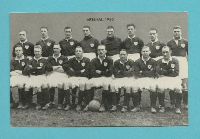 Football - D. C. Thomson - Football Team Card - Arsenal Of 1930 - 1961