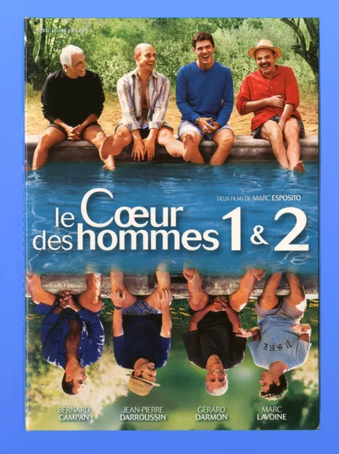 3 DVD ★ Le coeur des hommes 1 & 2 - Campan, Darmon, Darroussin ★ Coffret Zone 2