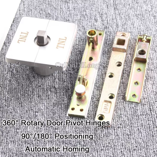Heavy Door Pivot Hinge 360° Rotary+Positioning Soft Close Door Hinges Load 150KG