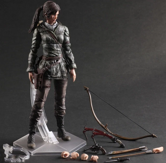 FIGURINE PLAYMATES TOMB RAIDER Lara Croft Jungle Diorama Statue n. Neca