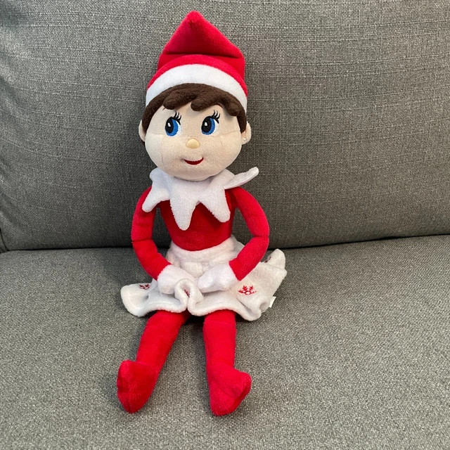 Lumistella Elf on the Shelf 14" Stuffed Plush Doll Christmas Girl Skirt