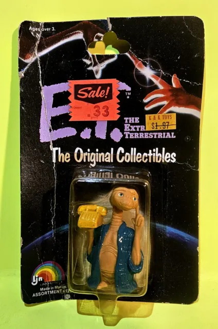 VTG E.T. Figure, PVC ET Alien Figurine, Phone Home ~Very RARE 1982, LJN 2ND RUN!