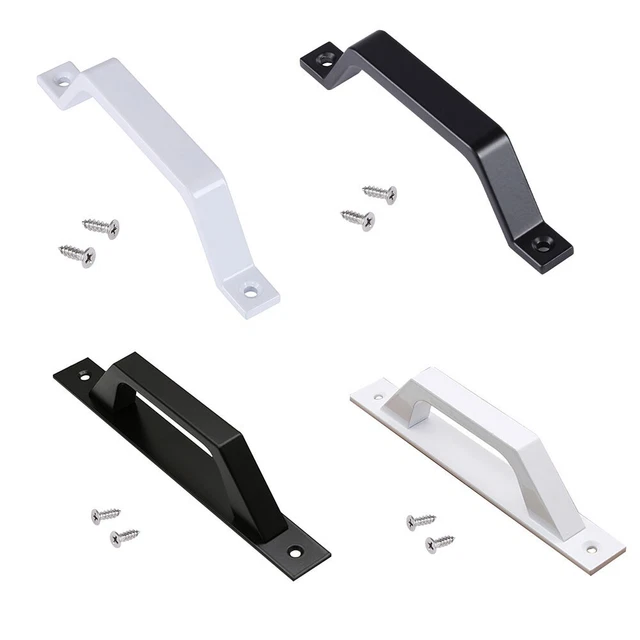 Heavy Duty Alloy Sliding Barn Door Handle Pull Flush Hardware Drawer Pulls