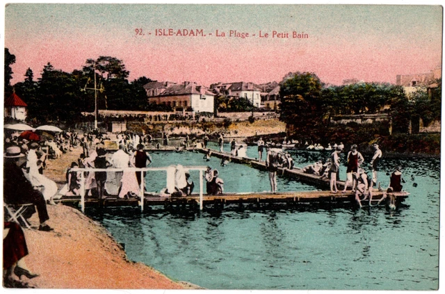 CPA 95 - L'ISLE ADAM (Val d'Oise) - 92. La Plage - Le Petit Bain