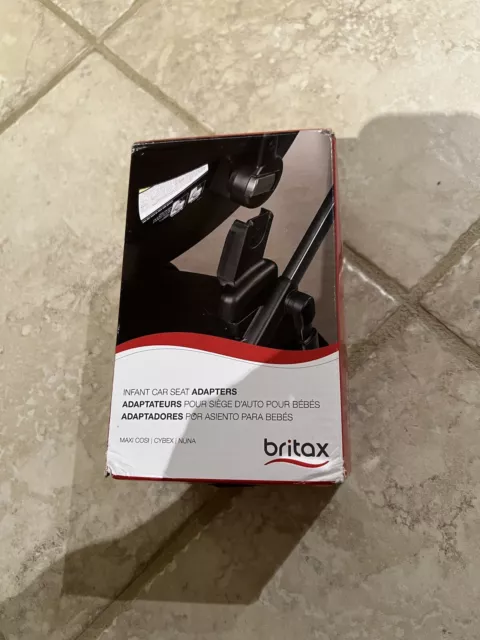 Britax Infant Car Seat Stroller Adapter for Nuna Cybex + Maxi Cosi Car Seats