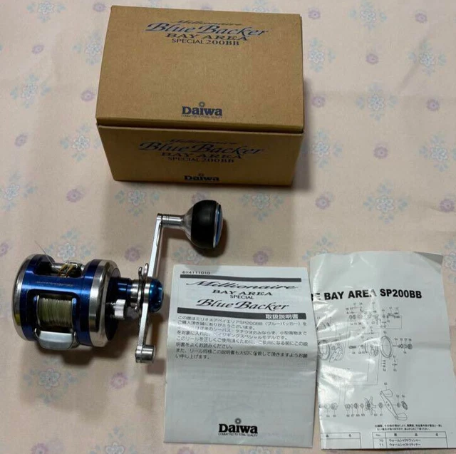 ダイワ MILLIONAIRE 200BB BlueBacker BayArea Used Daiwa Millionaire Bay Area Special 200BB Blue Backer