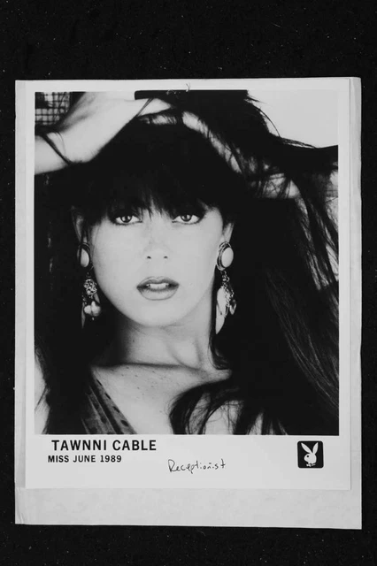 TAWNNI CABLE - 8x10 Headshot Photo w/ Resume - Playboy June 89 £2.62