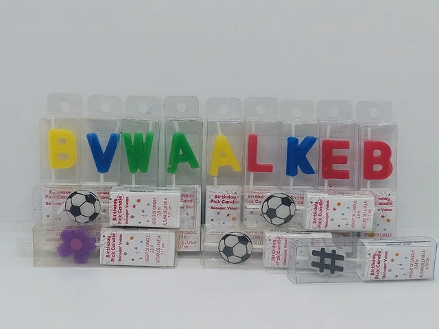 Lote de 14 velas para elegir cumpleaños de variedad