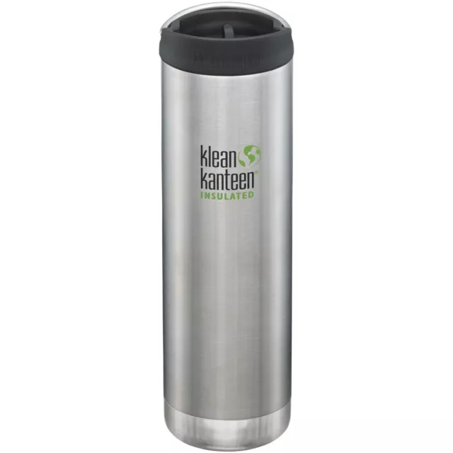 Klean Kanteen TKWide 591ml Bouteille Insulater Cafe Cap Brushed Stainless