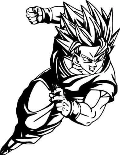 100Pc Anime Dragon Ball Z Super Saiyan Goku Vegeta Piccolo Pan Bulma  Sticker DBZ