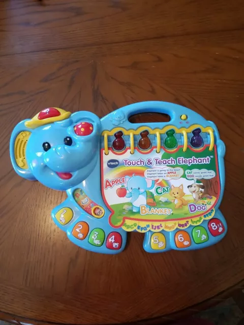 Vtech Touch and Teach Elephant Book Toy