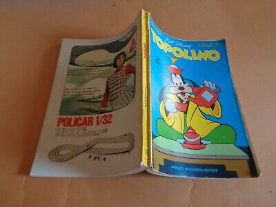 Topolino N° 729 1969 Ed.mondadori/Disney Molto Buono Bollino+Cedola