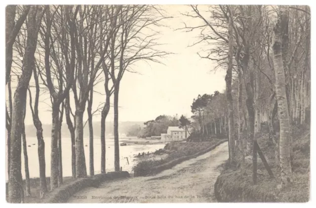 CPA 29 - Surroundings of MORLAIX (Finistère) - Under Bois du lower de la Rivière