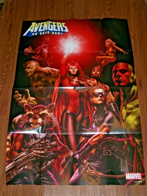 Avengers No Road Home Promo Poster 24" x 36" Marvel 2018 Mark Brooks