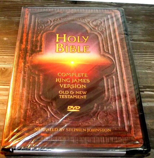 NOS DVD HOLY Bible KJV King James Version Old & New Testament Stephen ...